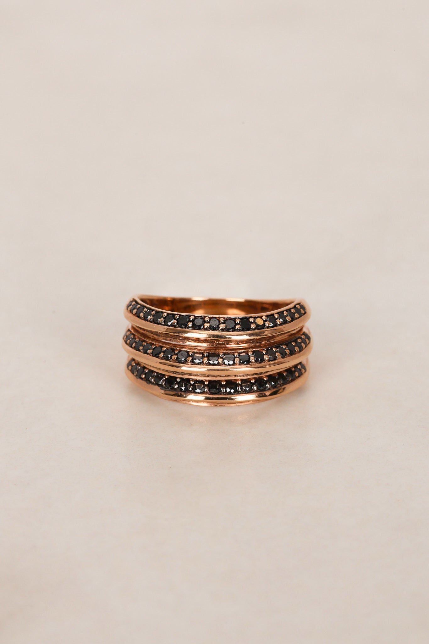 18K Triple Gold Ring
