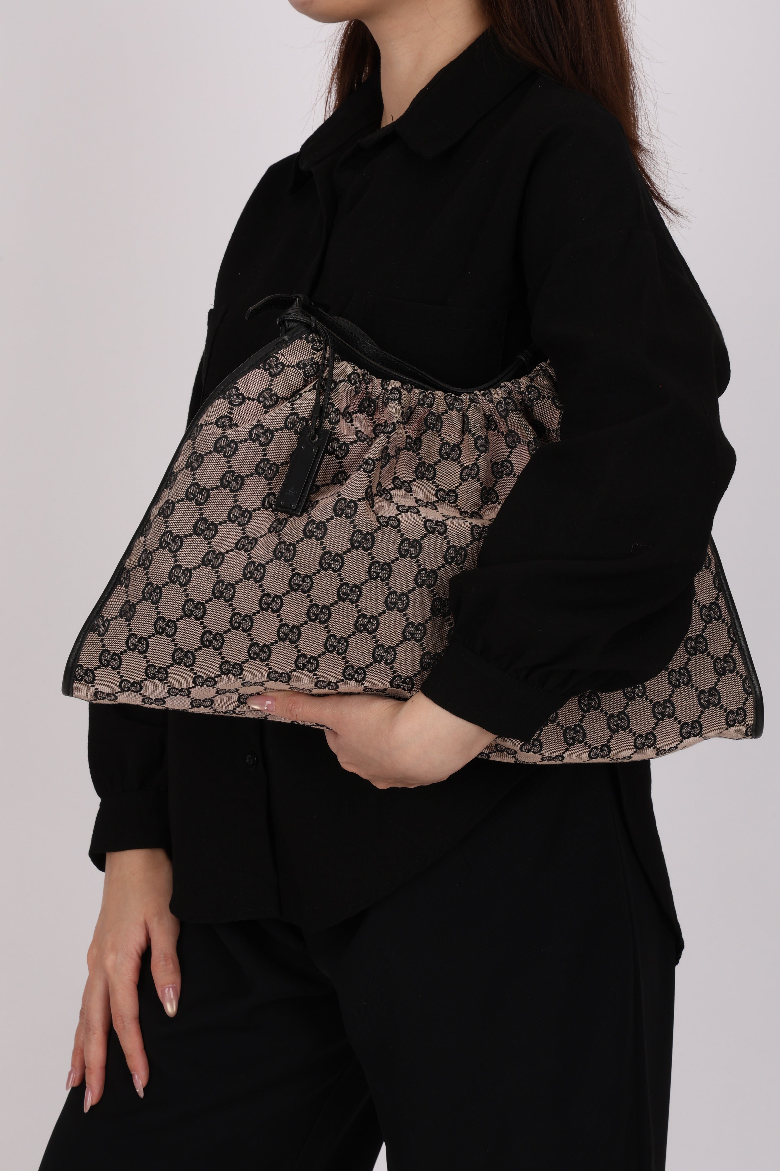 Gucci GG Monogram Canvas Hobo