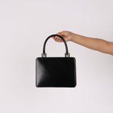 Gucci Double Kisslock Frame Top Handle Bag