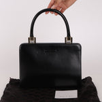 Gucci Double Kisslock Frame Top Handle Bag
