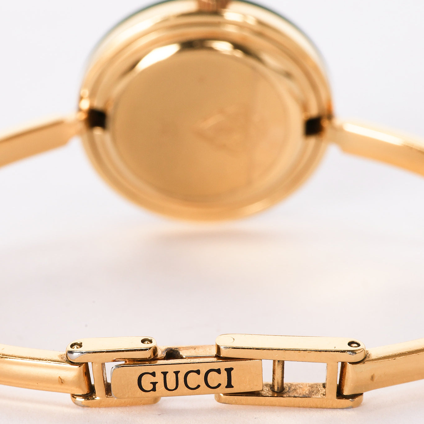 Gucci Multicolor Bezel Gold Watch
