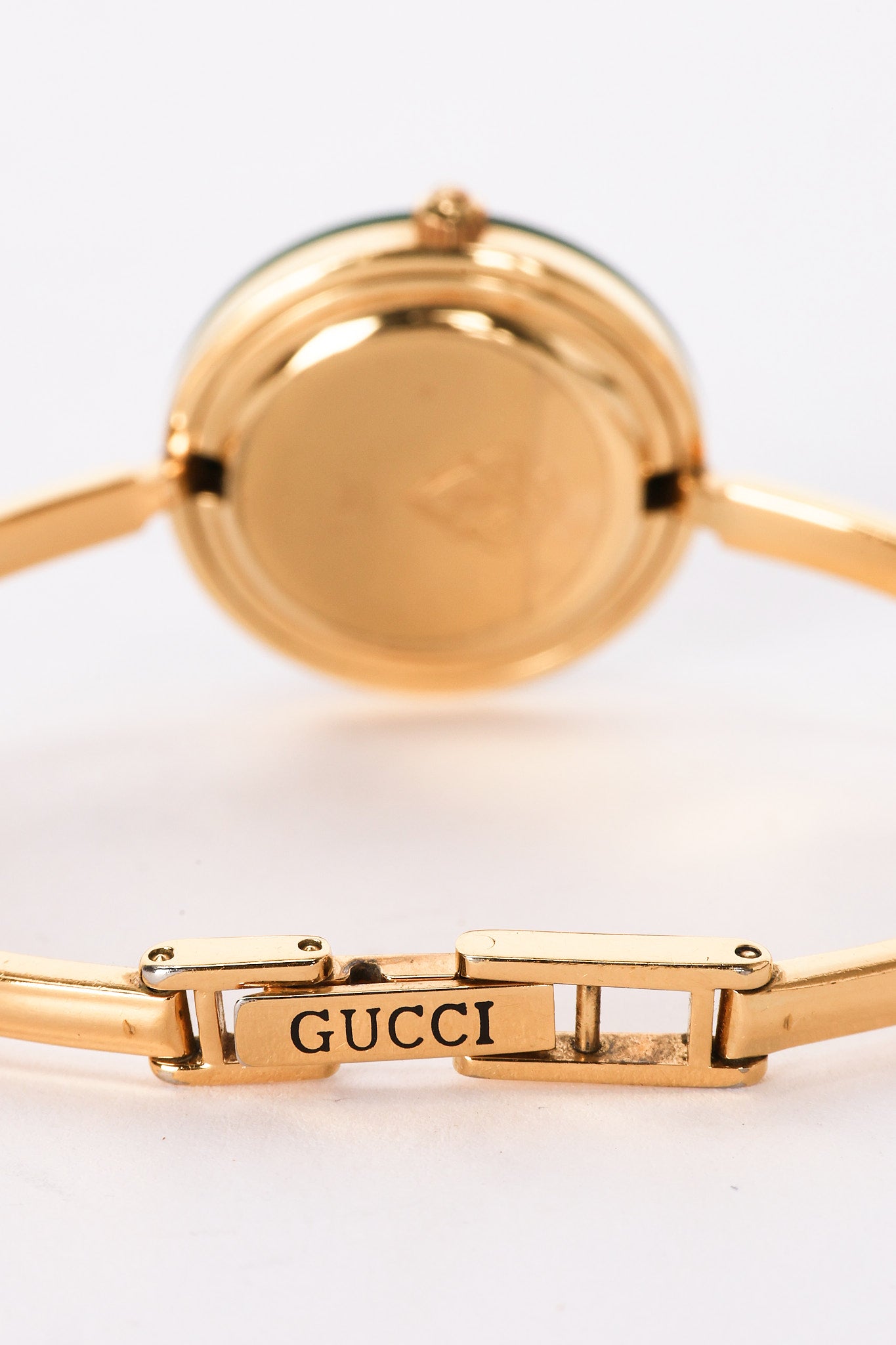 Gucci Multicolor Bezel Gold Watch