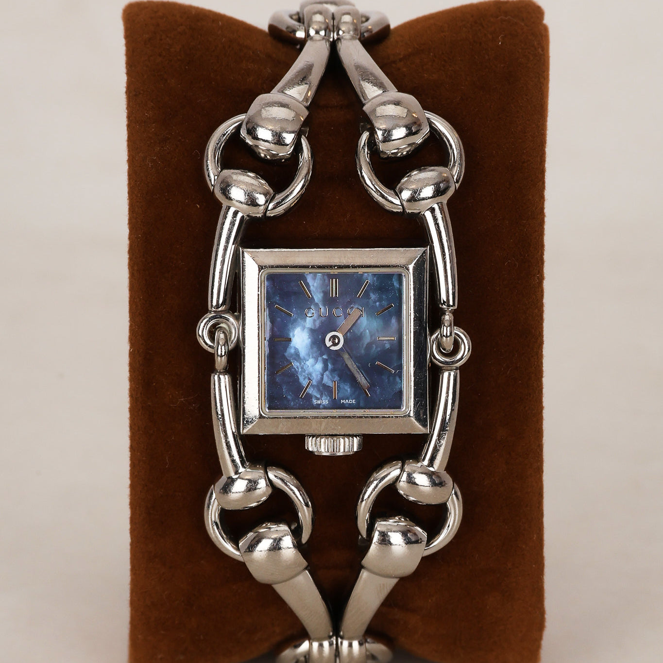 Gucci Stainless Steel Signorial Shell Watch