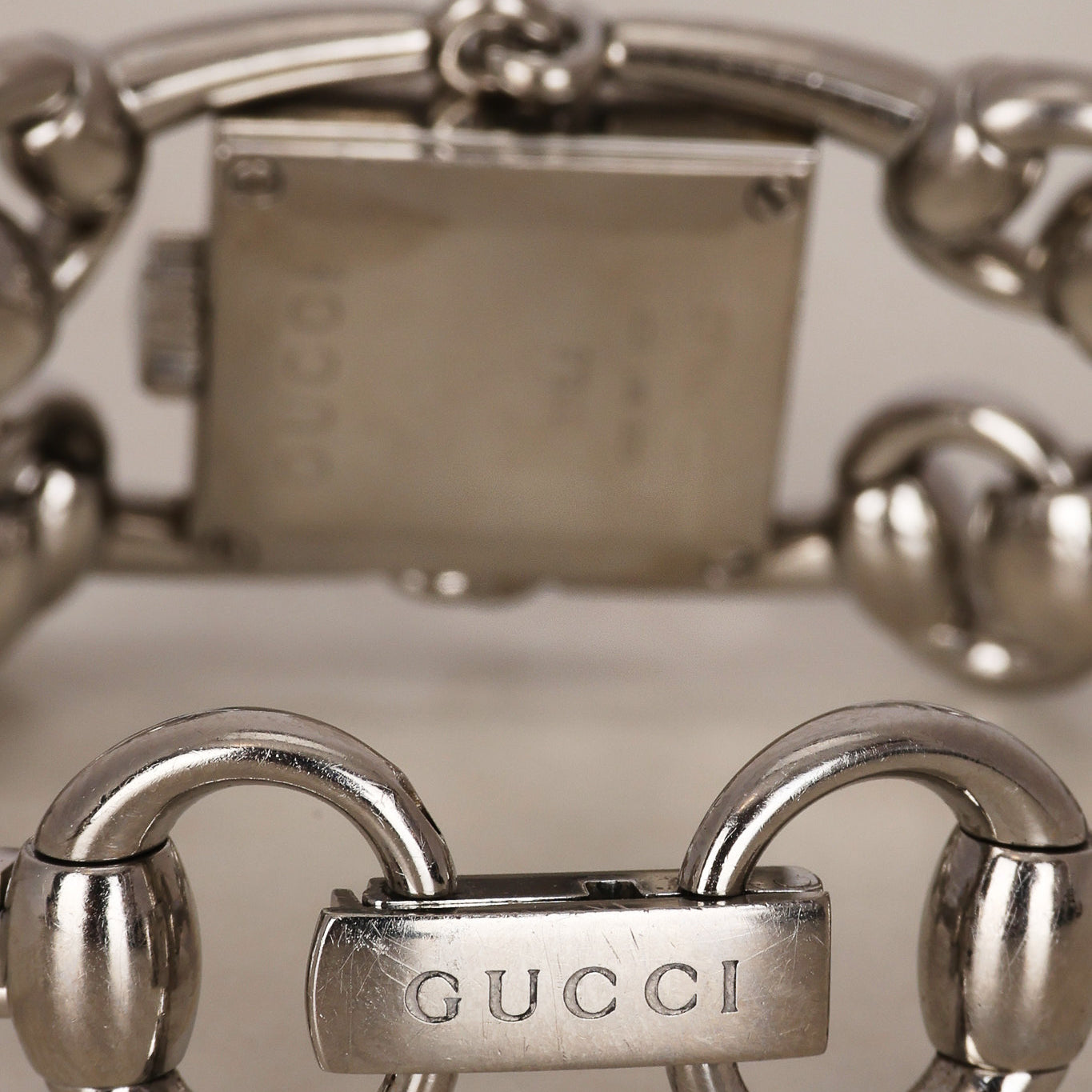 Gucci Stainless Steel Signorial Shell Watch