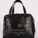 Yves Saint Laurent Y-Mail Bag Black Patent