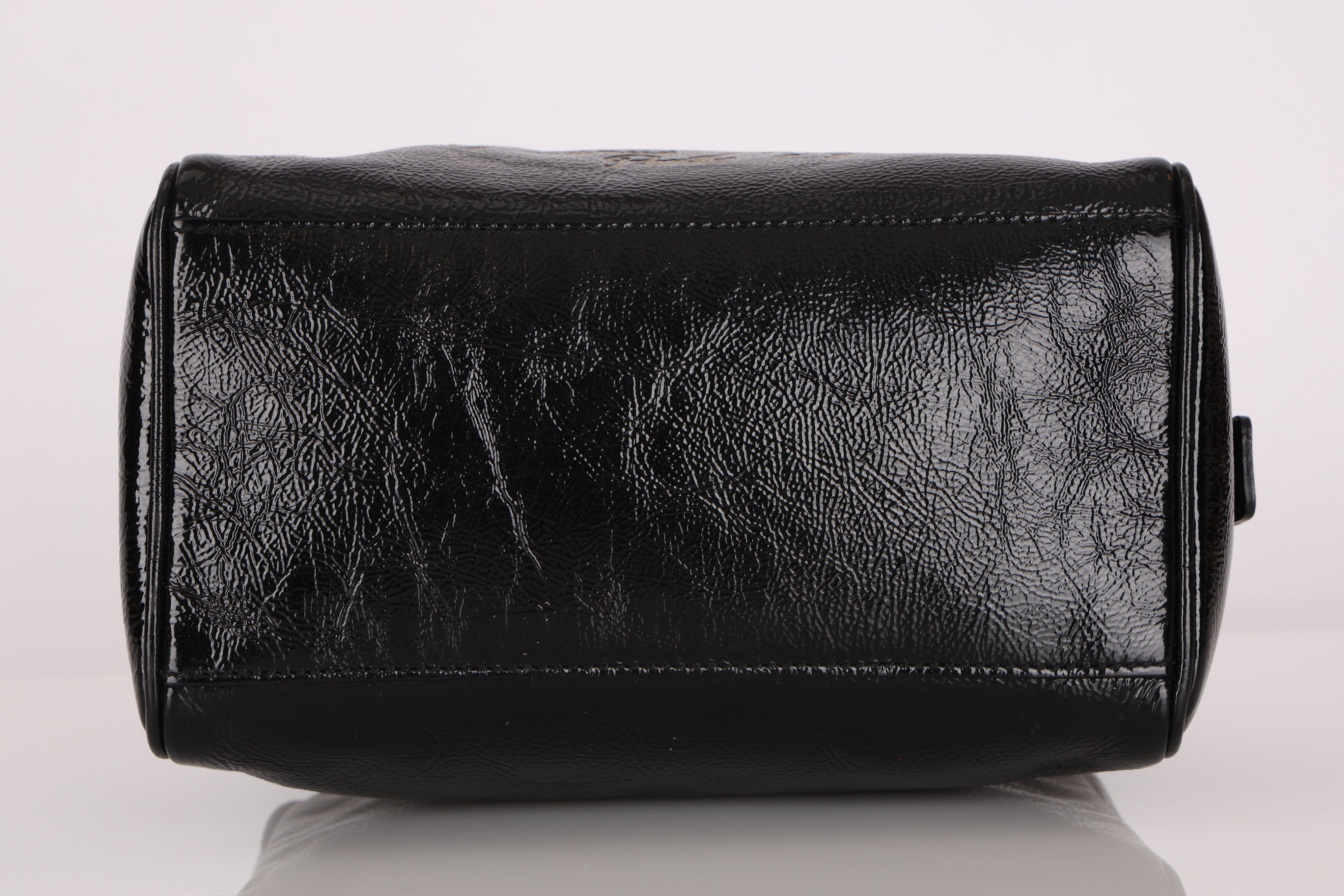 Yves Saint Laurent Y-Mail Bag Black Patent