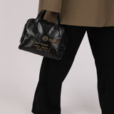 Yves Saint Laurent Y-Mail Bag Black Patent