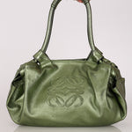 Loewe Aire Hobo Metallic Green Nappa