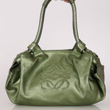 Loewe Aire Hobo Metallic Green Nappa