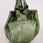 Loewe Aire Hobo Metallic Green Nappa