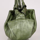Loewe Aire Hobo Metallic Green Nappa