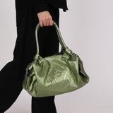 Loewe Aire Hobo Metallic Green Nappa