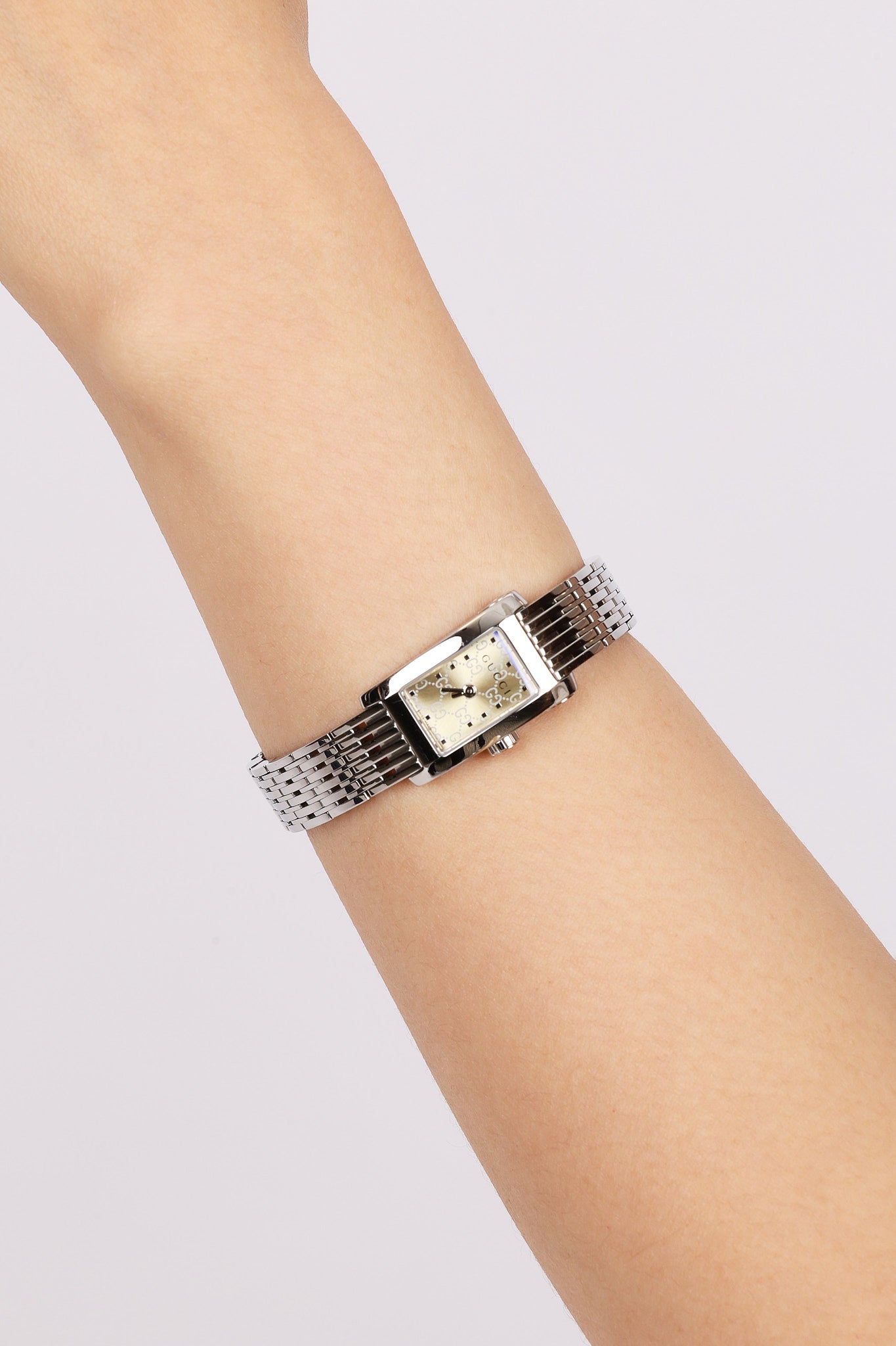 Gucci Monogram Stainless Steel Watch