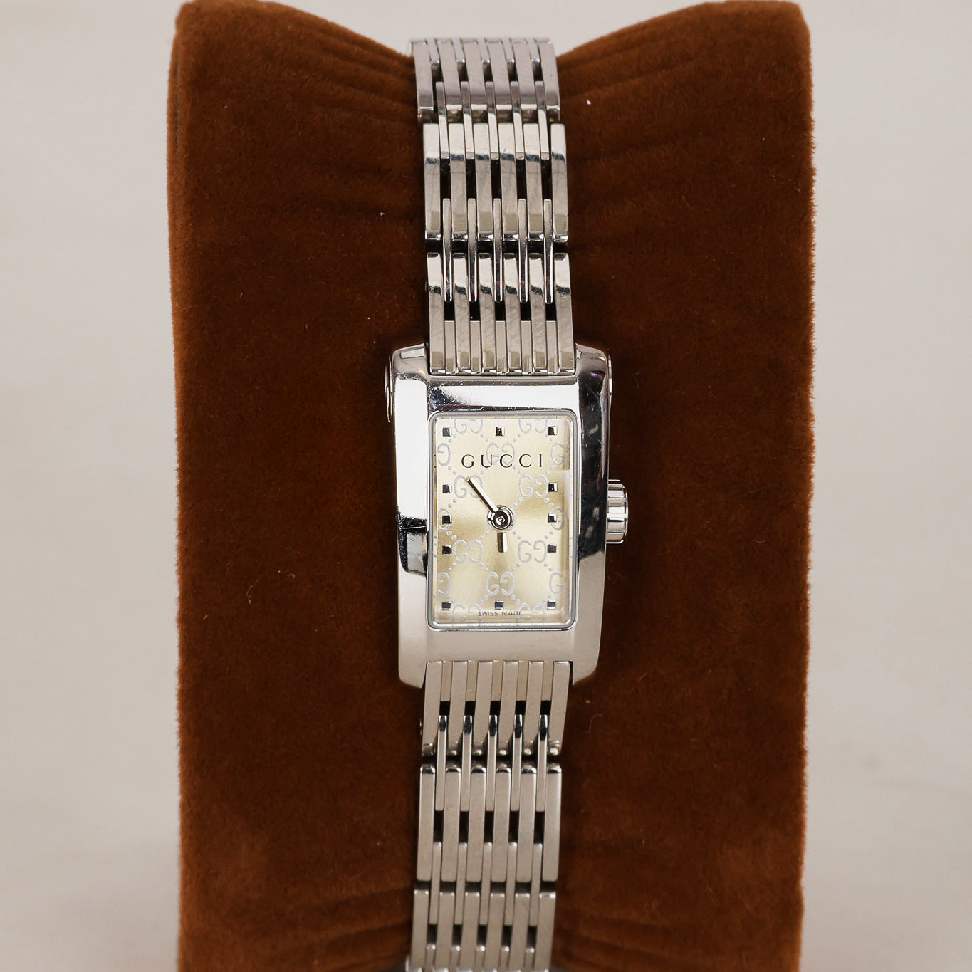Gucci Monogram Stainless Steel Watch
