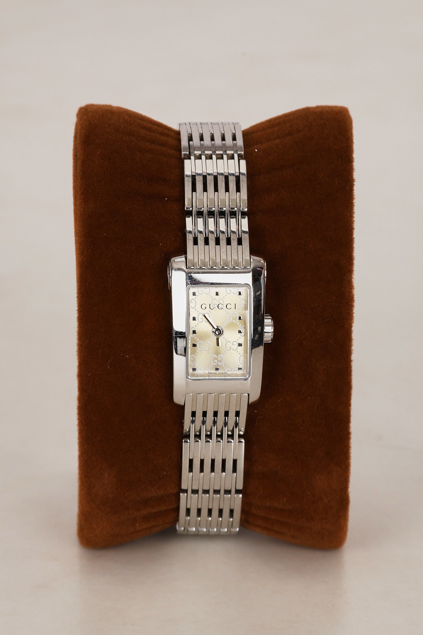 Gucci Monogram Stainless Steel Watch