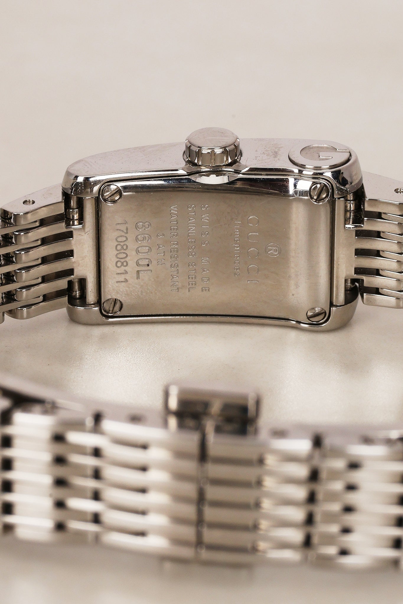 Gucci Monogram Stainless Steel Watch