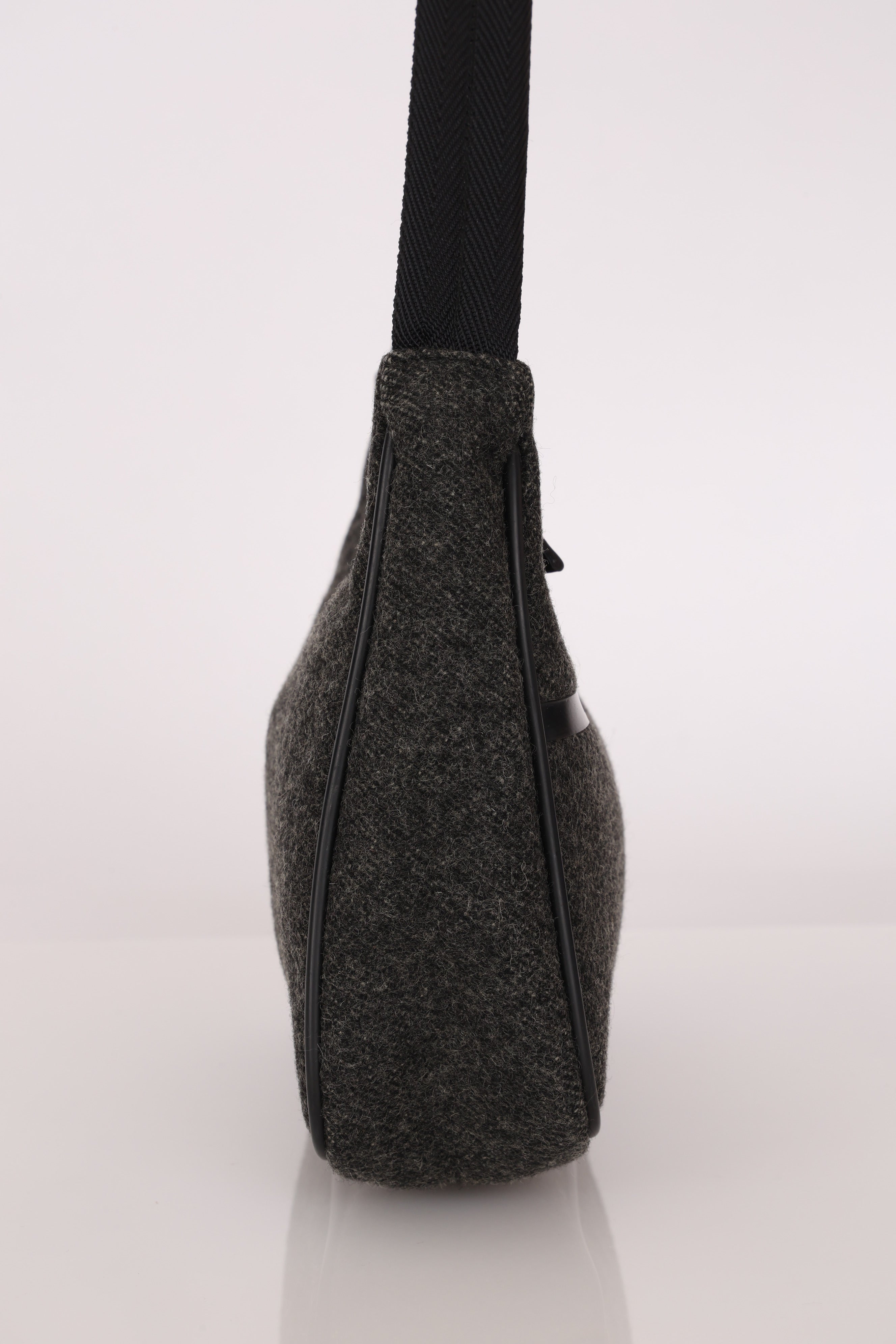 Prada Sport Wool Shoulder Bag
