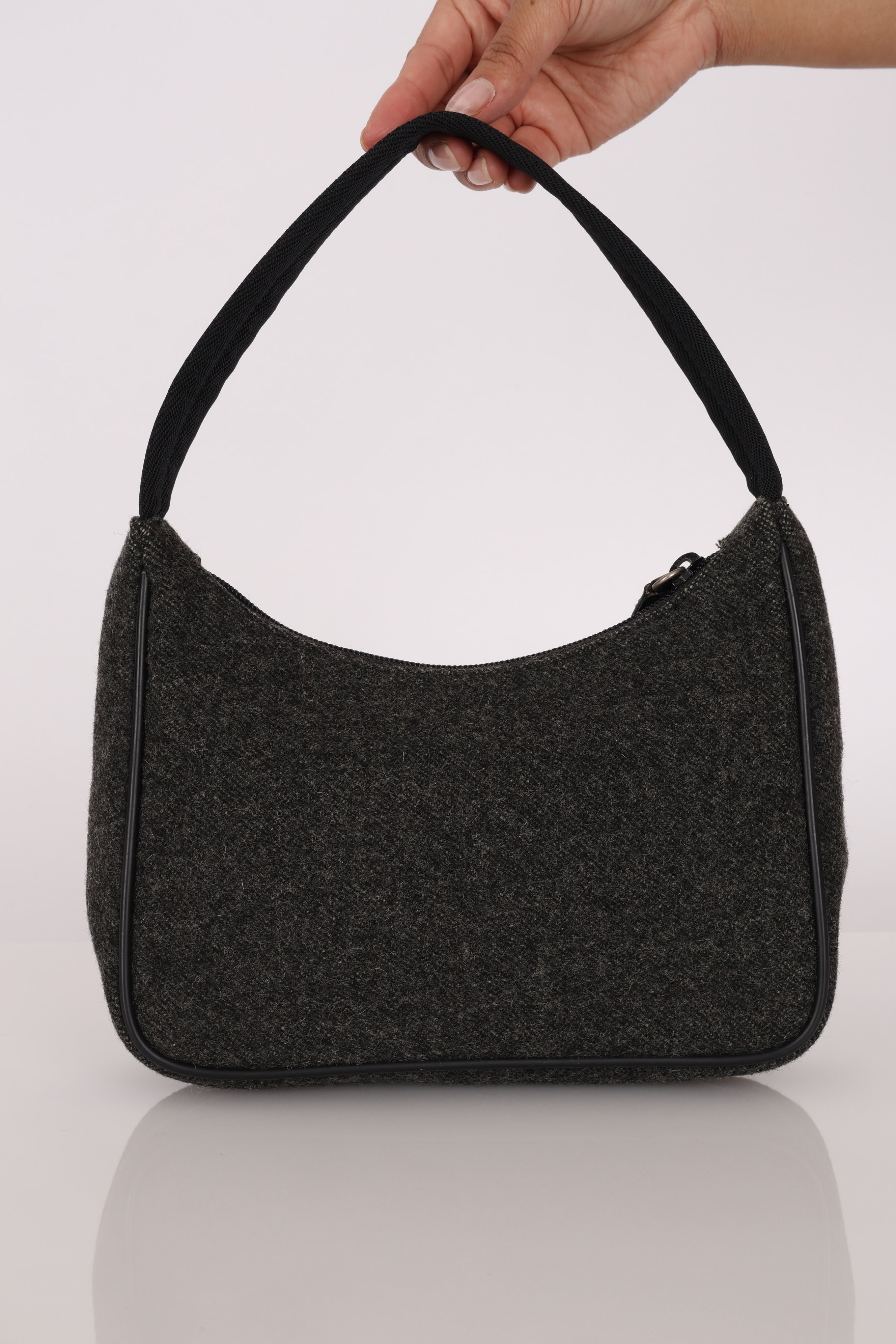 Prada Sport Wool Shoulder Bag