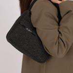 Prada Sport Wool Shoulder Bag