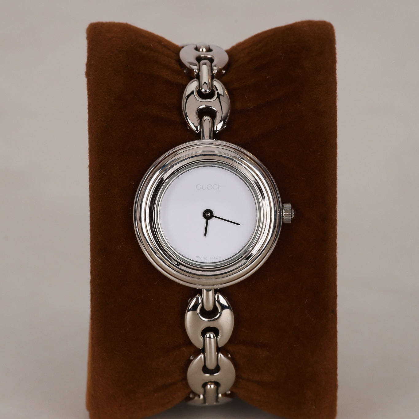 Gucci Multicolor Bezel Silver Watch