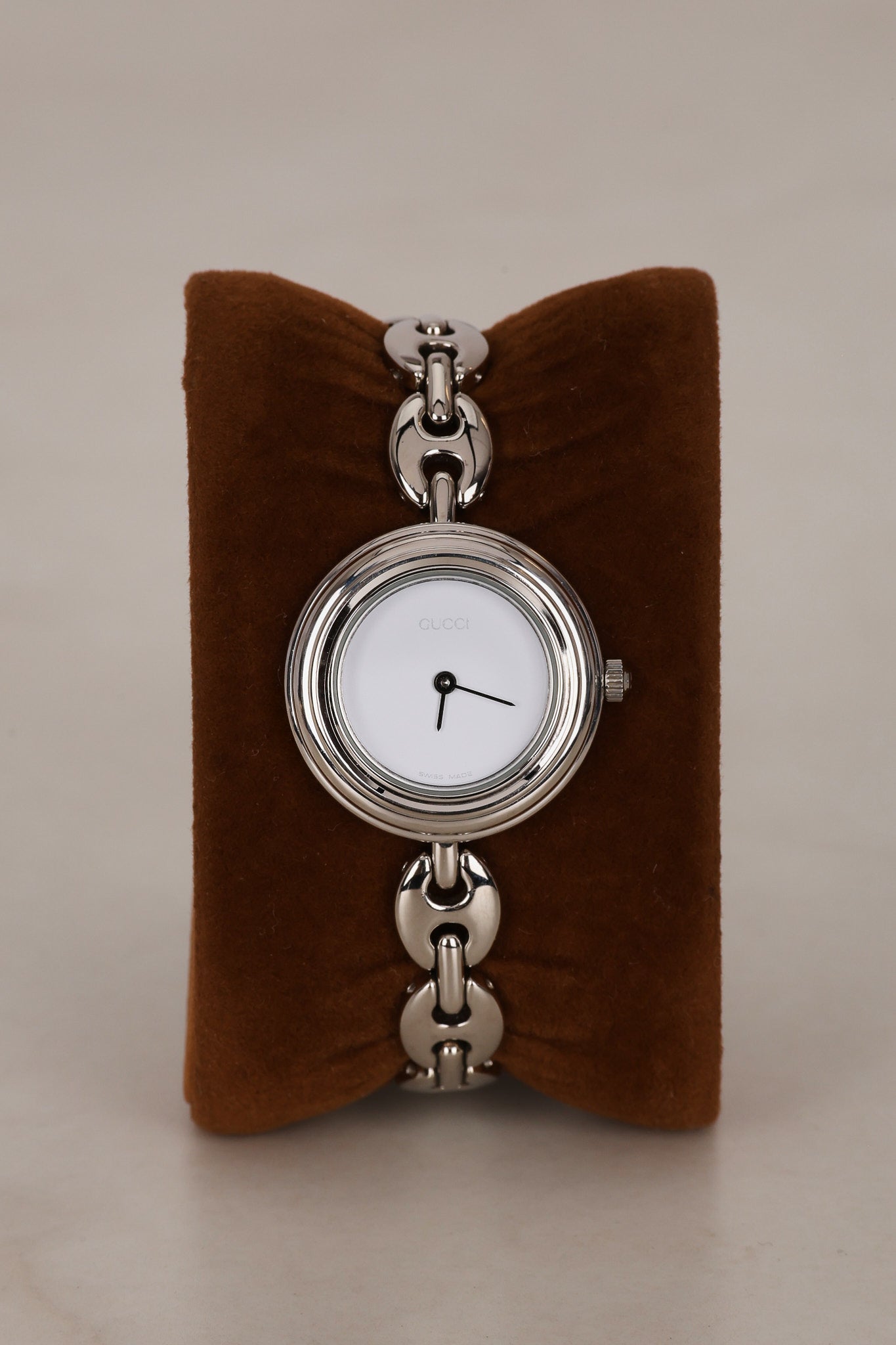 Gucci Multicolor Bezel Silver Watch
