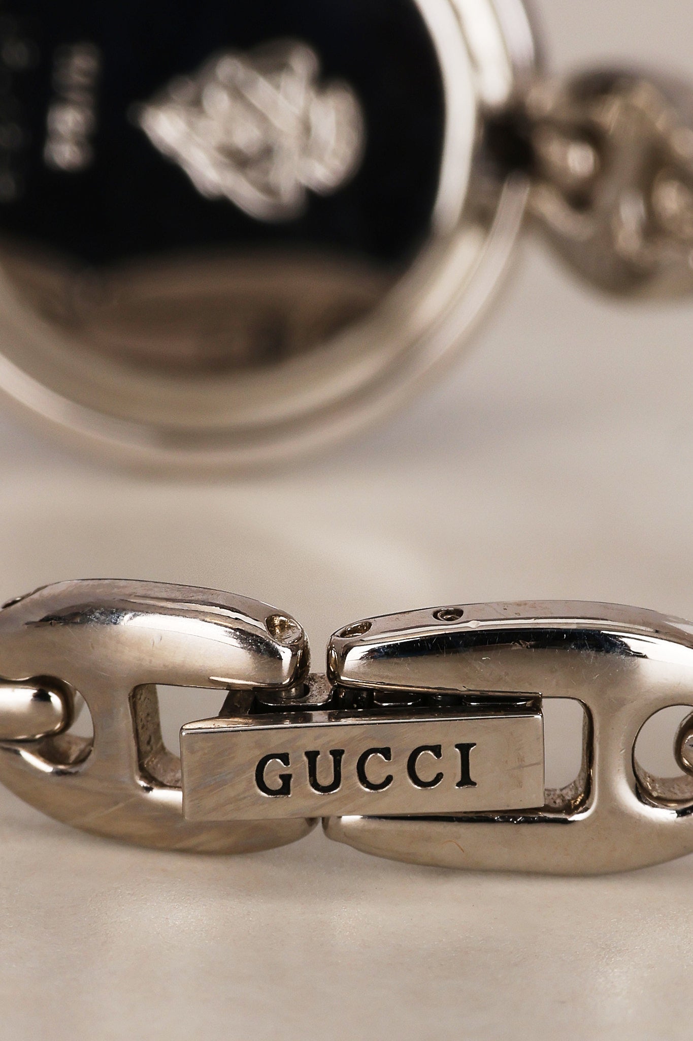 Gucci Multicolor Bezel Silver Watch