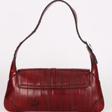 Rare Gucci Jackie Flap Red Eel Skin