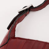 Rare Gucci Jackie Flap Red Eel Skin