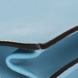 Hermès Kelly Depeche Briefcase Blue Jean Epsom PHW