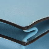 Hermès Kelly Depeche Briefcase Blue Jean Epsom PHW