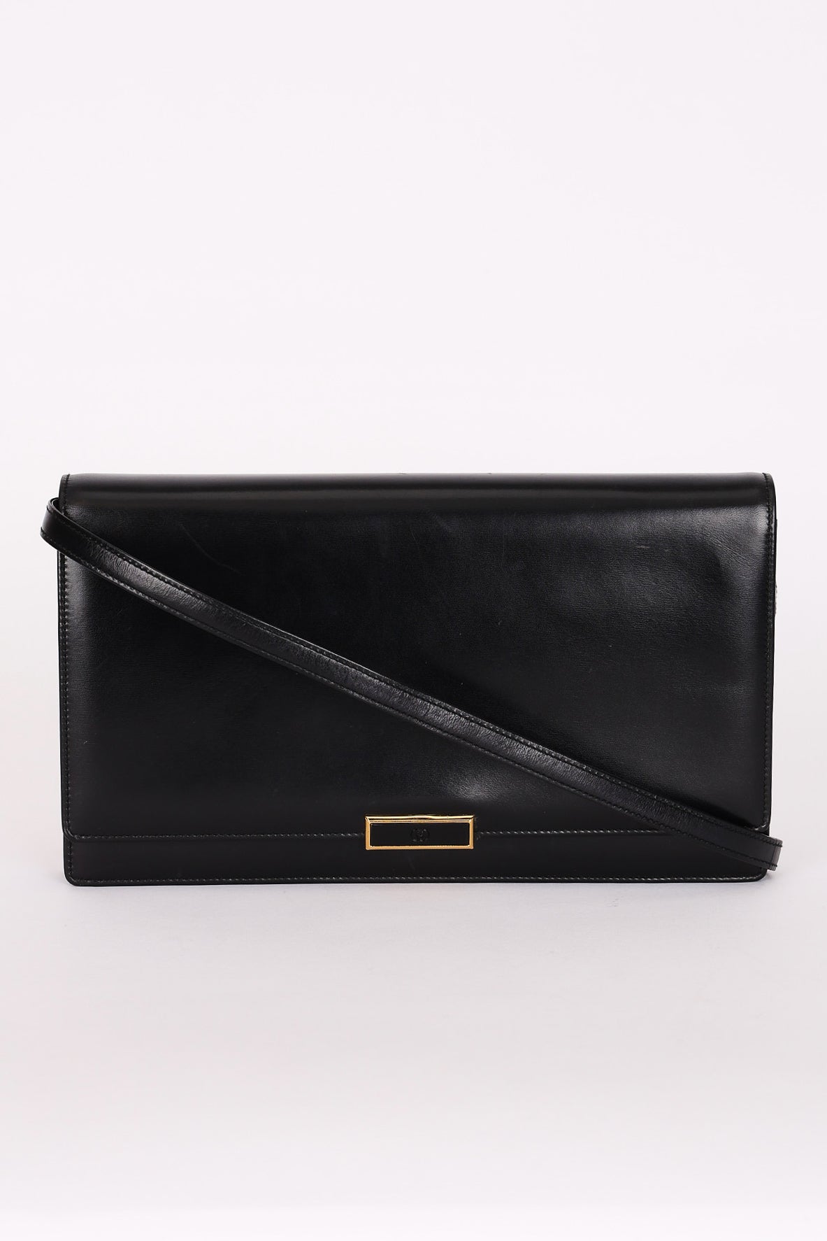 Gucci Clutch with Strap Black Boxcalf