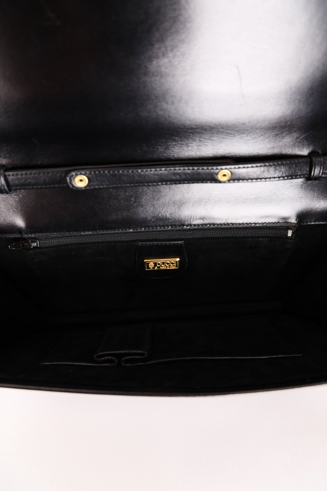 Gucci Clutch with Strap Black Boxcalf