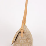 Fendi Zucchino Mini Baguette Bag GHW