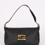 Fendi Zucchino Baguette Bag GHW