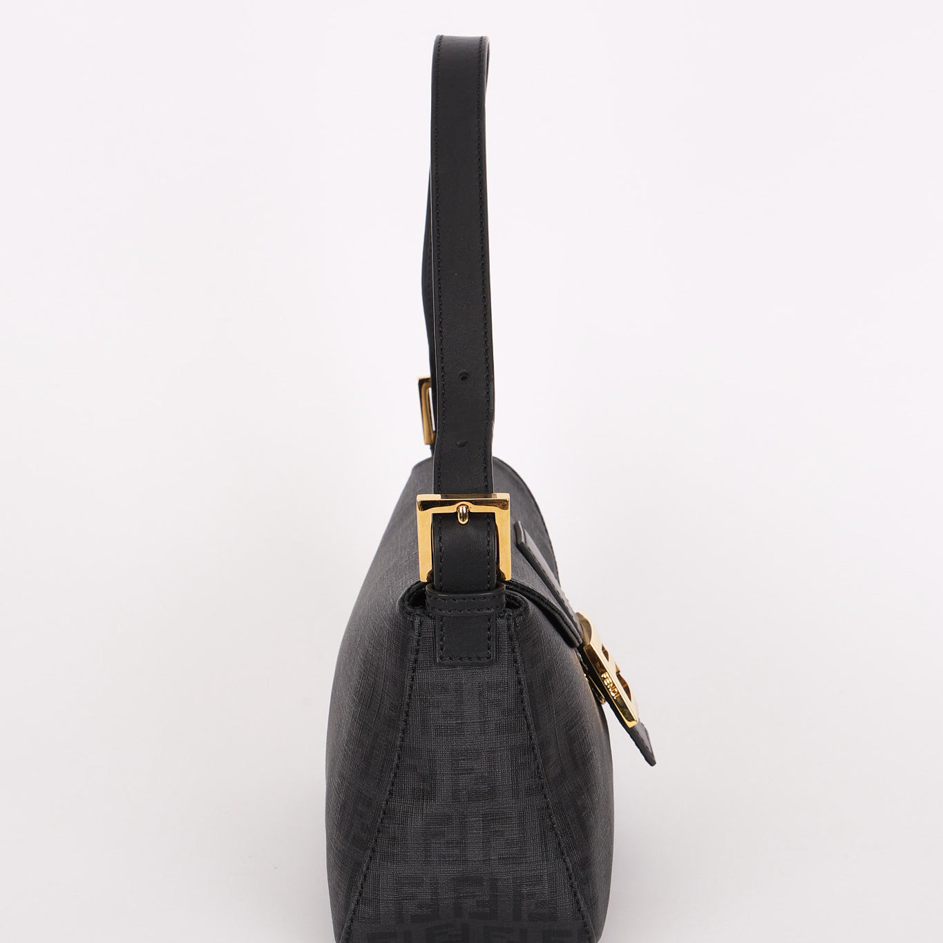 Fendi Zucchino Baguette Bag GHW