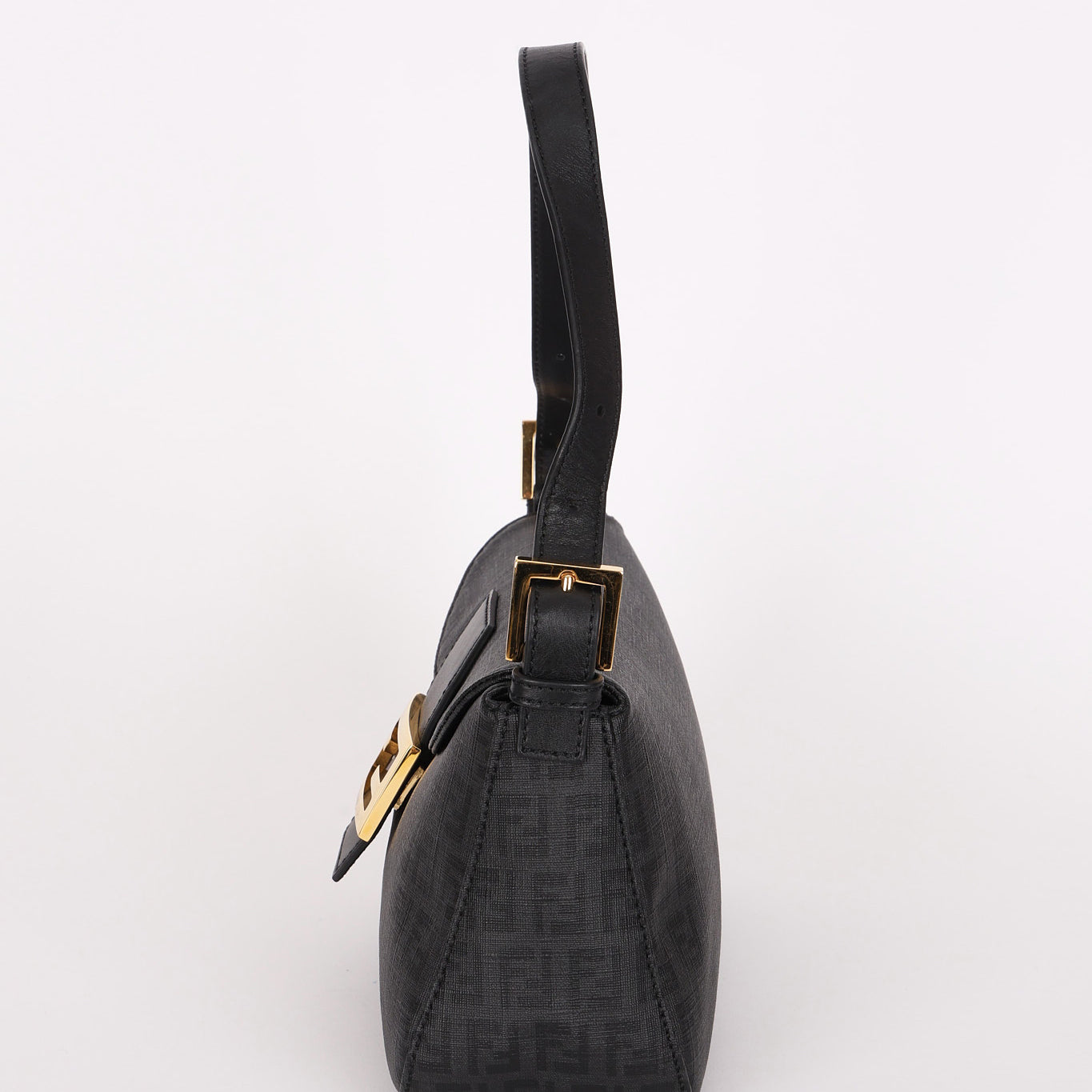 Fendi Zucchino Baguette Bag GHW