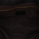 Fendi Zucchino Baguette Bag GHW