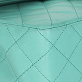 Chanel Small Classic Double Flap Turquoise Lambskin 24K GP