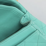 Chanel Small Classic Double Flap Turquoise Lambskin 24K GP