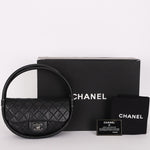 Chanel Small Hula Hoop Bag Black Lambskin SHW