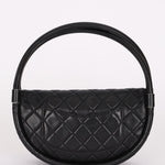 Chanel Small Hula Hoop Bag Black Lambskin SHW