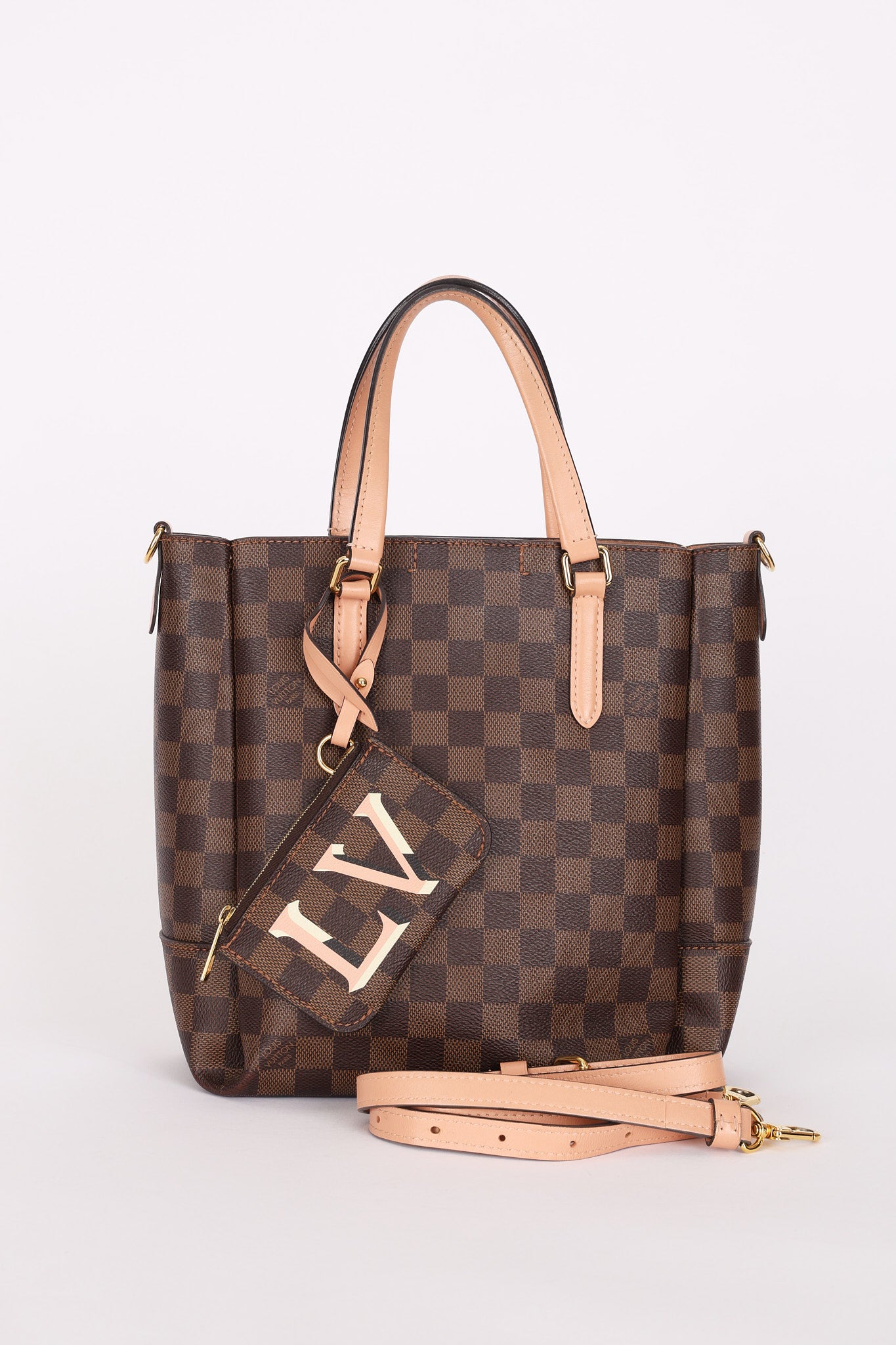Louis Vuitton Damier Ebene Belmont PM Tote