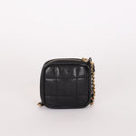 Chanel Diamond Mini Bag Black Caviar AGHW