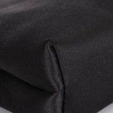 Gucci Kisslock Top Handle Clutch Black Satin