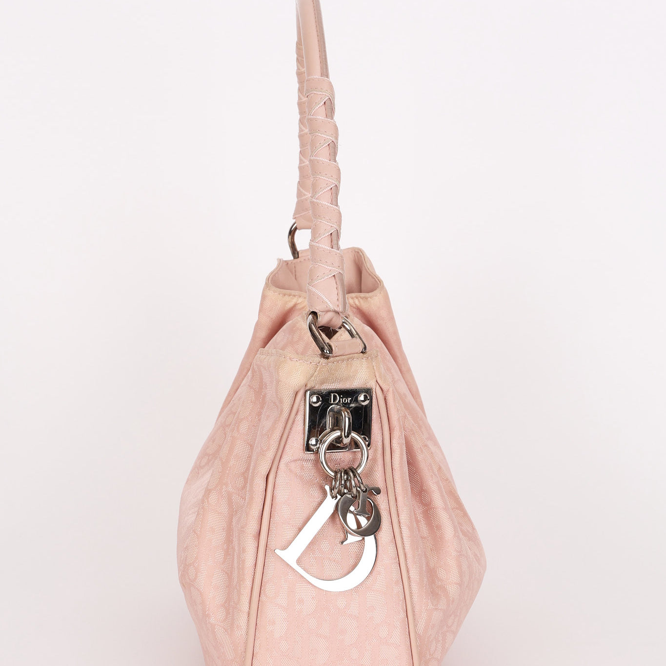 Christian Dior Lovely Charm Diorissimo Bucket Bag Pink 2007