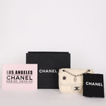 Chanel Paris-Salzburg Single Flap Ivory Wool RHW