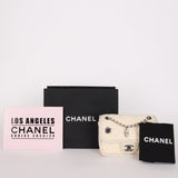 Chanel Paris-Salzburg Single Flap Ivory Wool RHW
