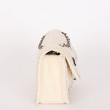 Chanel Paris-Salzburg Single Flap Ivory Wool RHW