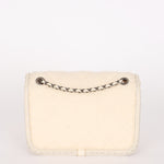 Chanel Paris-Salzburg Single Flap Ivory Wool RHW