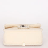 Chanel Paris-Salzburg Single Flap Ivory Wool RHW